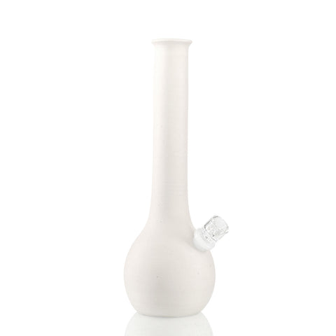 A052 Stoneware Ceramic Bong - White Front