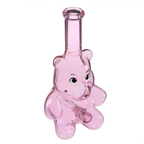 Bear Glass Bong 25cm - Pink Top