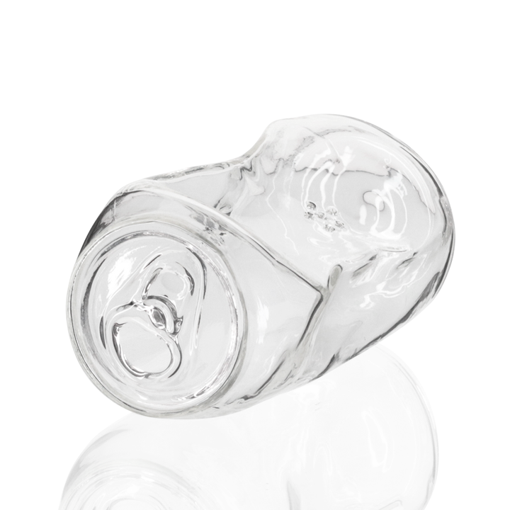Crushed Can Pipe 330ml - Clear