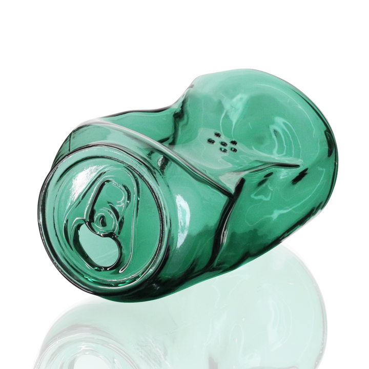 Crushed Can Pipe 330ml - Green