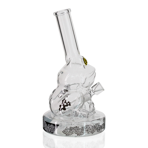 Frog Glass Bong 25cm - Clear