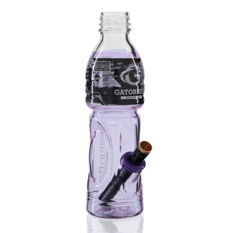 G2 Glass Metal Stem Bong 23cm - Purple Right View