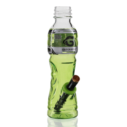 G3 Glass Metal Stem Bong 23cm - Green Right View