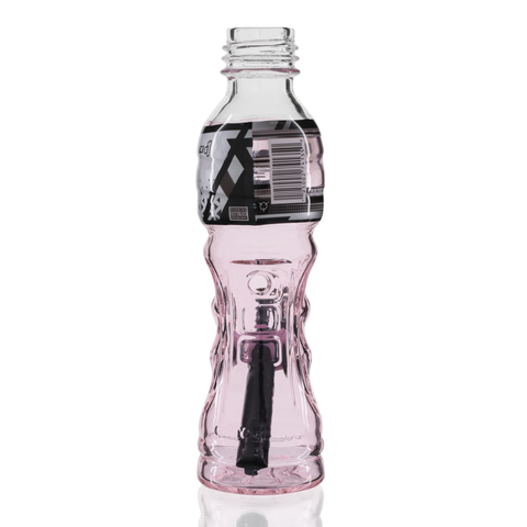 G3 Glass Metal Stem Bong 23cm - Pink Back