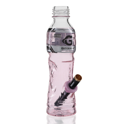 G3 Glass Metal Stem Bong 23cm - Pink Right Side
