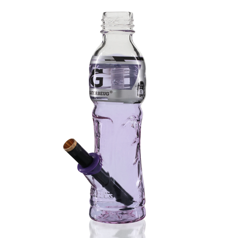 G3 Glass Metal Stem Bong 23cm - Purple Left View