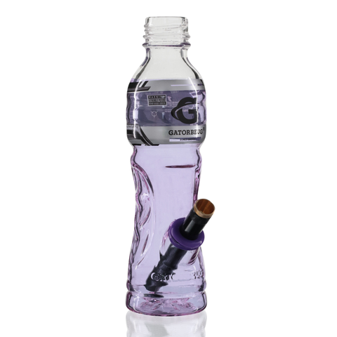 G3 Glass Metal Stem Bong 23cm - Purple Right View