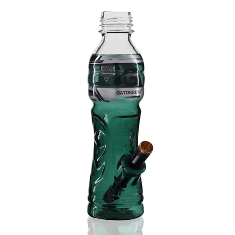 G3 Glass Metal Stem Bong 23cm - Teal Right Side