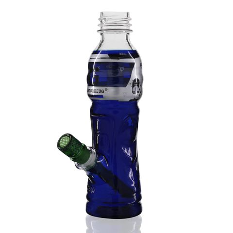 G3 Glass Stem Bong 23cm - Blue Left View