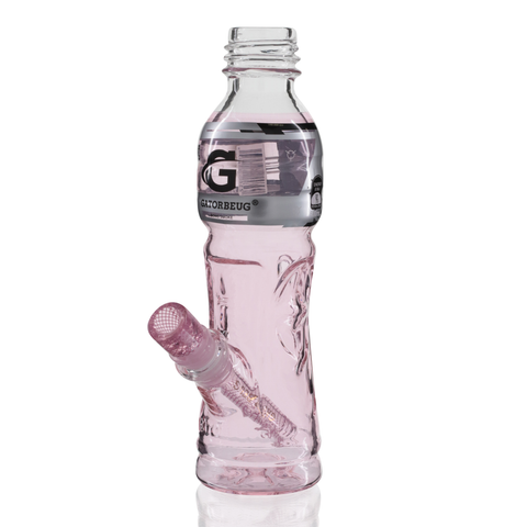 G3 Glass Stem Bong 23cm - Pink Left Side