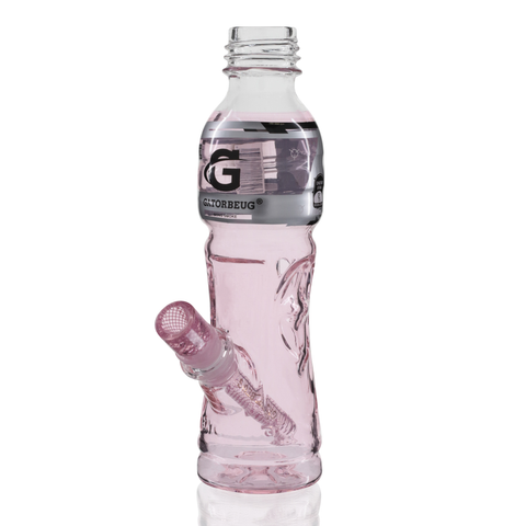 G3 Glass Stem Bong 23cm - Pink Left View