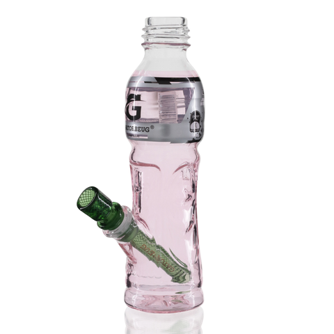G3 Glass Stem Bong 23cm - Pink Left