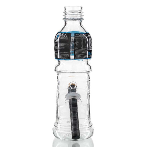 Powerbeug Metal Stem Glass Bong 24cm - Clear