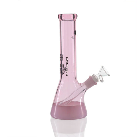 Nano Beaker Bong 23cm - Pink Side View