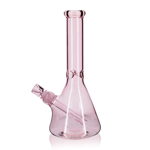 Pink Beaker Bong 27.5cm Left View