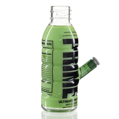 Prime Glass Bong 19cm - Green Right View