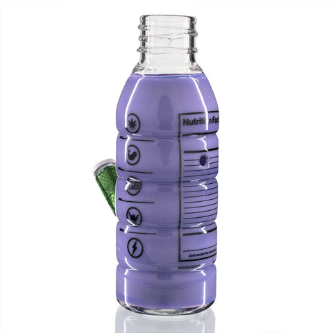 Prime Glass Bong 19cm - Purple Left View