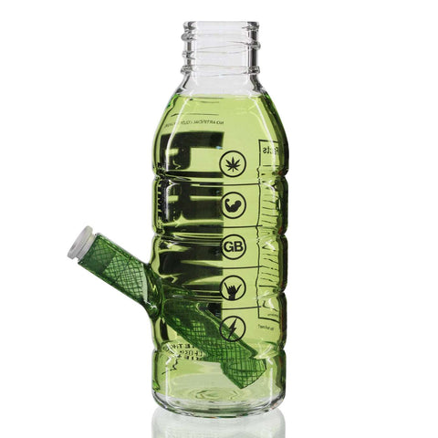Prime Glass Bong 19cm - T. Green Left View