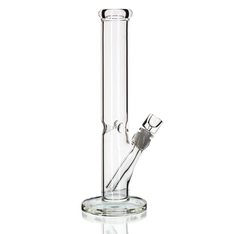 The Tube Glass Bong 23cm - Clear Side View