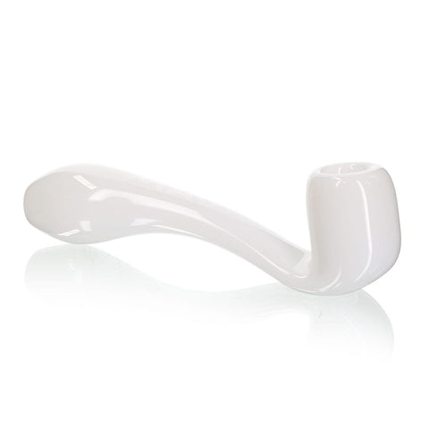 MAV 5" Sherlock Pipe White Side View