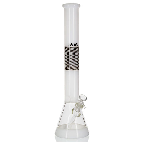 MAV Reversal Wig Wag Beaker Bong 45.7cm - White