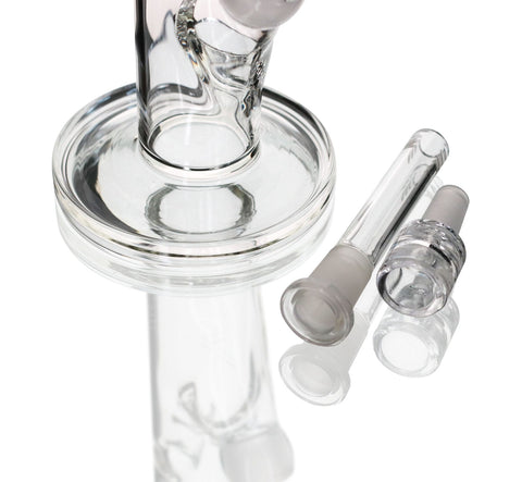 The Tube Glass Bong 23cm - Clear Parts
