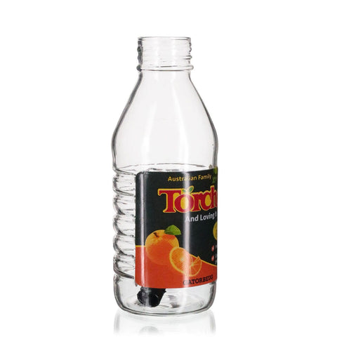 Torched Glass Bong 19cm Right