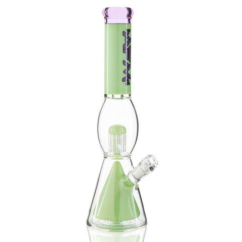 AFM Pyramid Beaker Bong 33cm - Lime