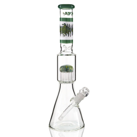 AFM Reverse Decal Beaker Bong 46cm - Green Side