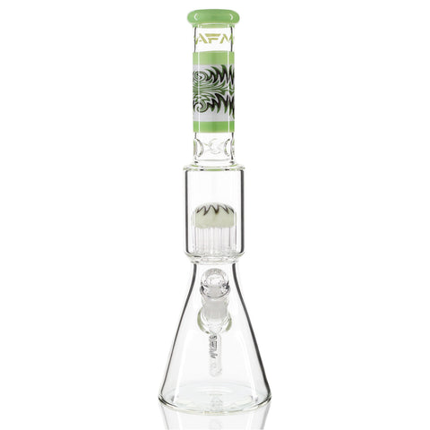 AFM Reverse Decal Beaker Bong 46cm - Lime Front