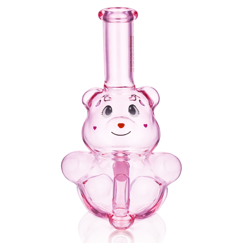 Bear Glass Bong 25cm - Pink Back