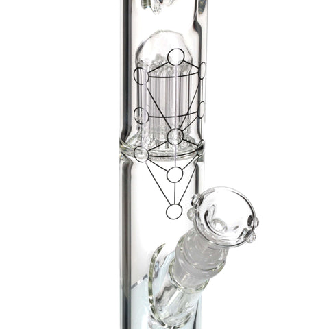 Envy 435 10 Arm Chamber Beaker Bong 43cm - Black Closeup