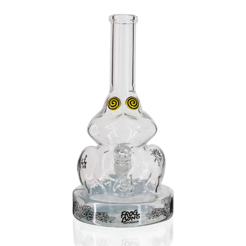 Frog Glass Bong 25cm - Clear