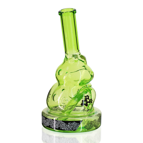 Frog Glass Bong 25cm - Green