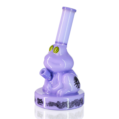Frog Glass Bong 25cm - Purple