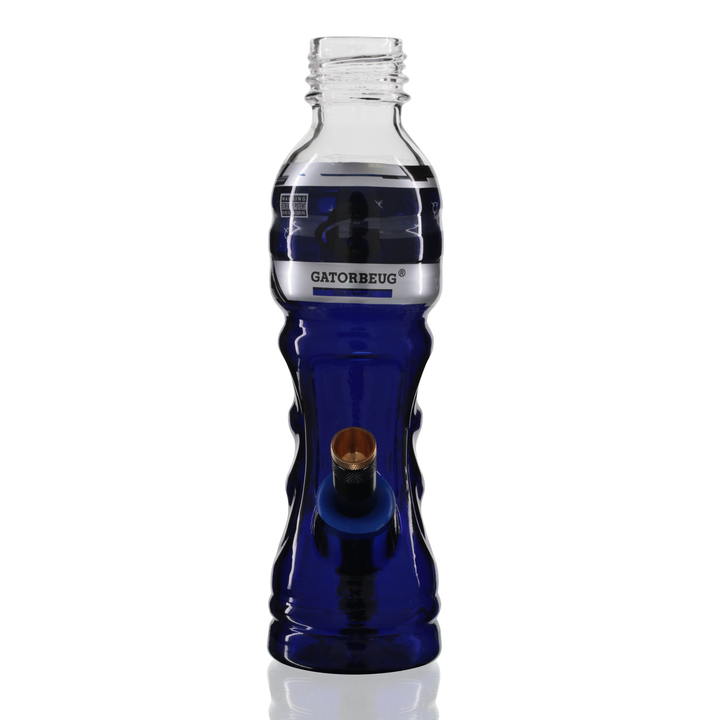 G3 Glass Metal Stem Bong 23cm - Blue Front