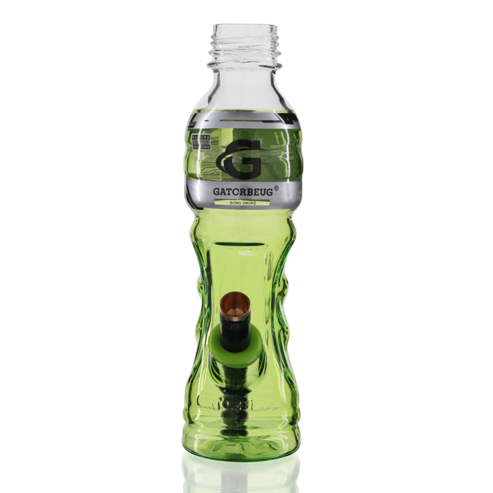 G3 Glass Metal Stem Bong 23cm - Green Front
