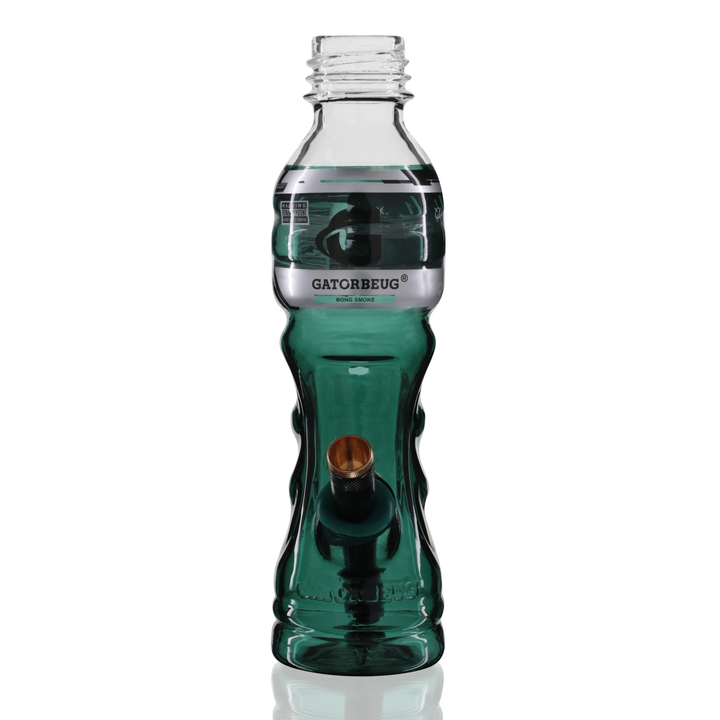 G3 Glass Metal Stem Bong 23cm - Teal front