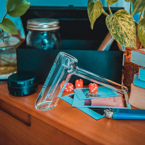 GRAV Mini Hammer Bubbler - Black Display