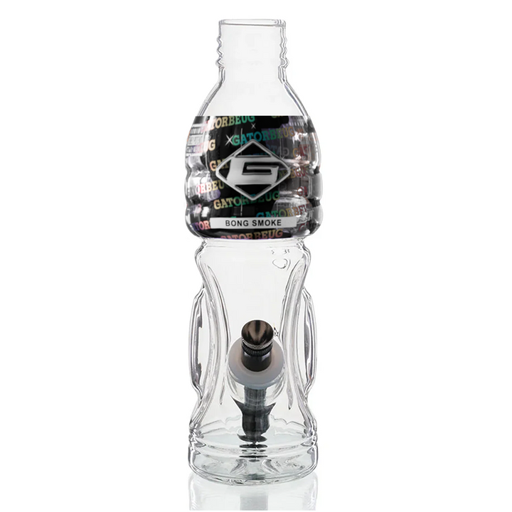 G2 Metal Stem Glass Bong 23cm - Clear