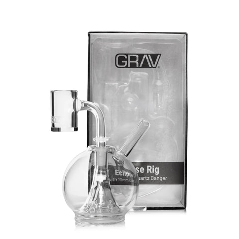 Grav® Eclipse Glass Dab Rig 9cm - Clear Box