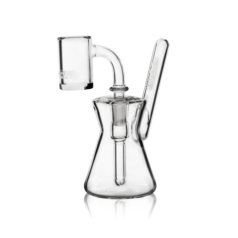 Grav® Hourglass Glass Dab Rig 10cm - Clear