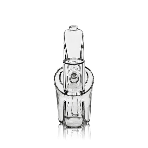 Grav® Wedge Glass Dab Rig 12cm - Clear Front