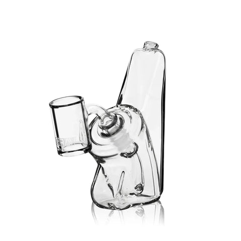 Grav® Wedge Glass Dab Rig 12cm - Clear