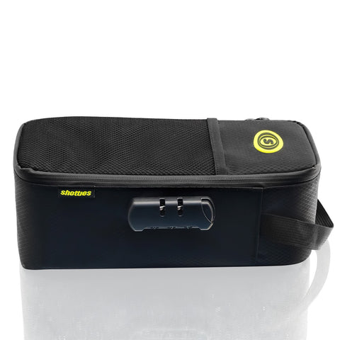 Shotties™ - Lockable Bong Bag - Black