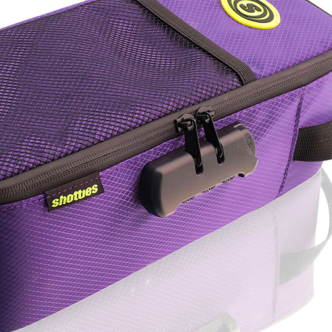 Shotties™ - Lockable Bong Bag - Purple