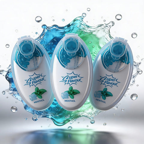 Menthol Crushers Cigarette Flavour Popper Balls - Menthol