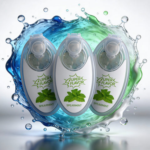 Menthol Crushers Cigarette Flavour Popper Balls - Spearmint