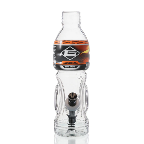 G2 Metal Stem Glass Bong 23cm - Clear