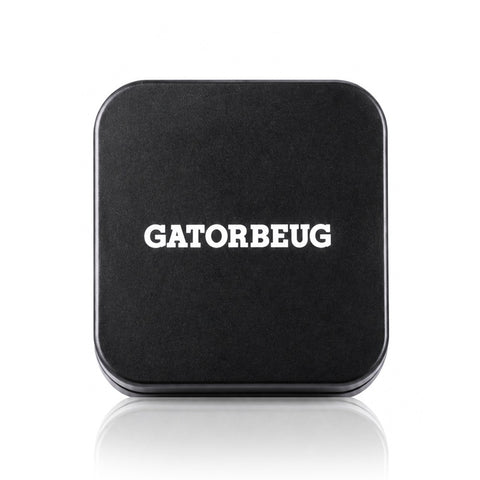 Classic Black Weed Grinder – Square 2-Piece Herb Grinder | Gatorbeug